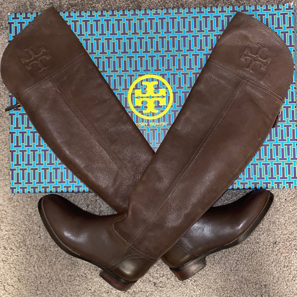 Tory Burch over the knee boots
